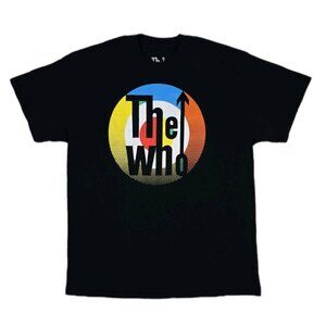 The Who Shirt Mens XL Black MOVING ON TOUR 2019 Concert Band Rock Graphic Tee